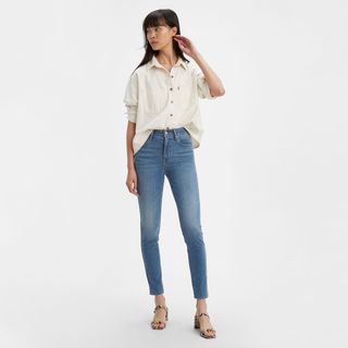Levi's + 721 High Rise Skinny Jeans in LOL
