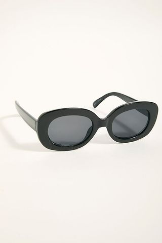 Free People + Freja Oval Sunglasses