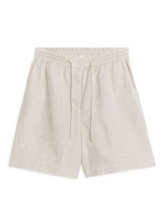 Arket + Linen Drawstring Shorts