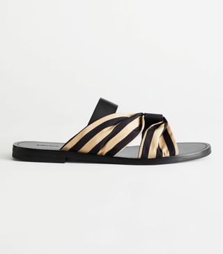 
Other Stories + Striped Strap Leather Sandals