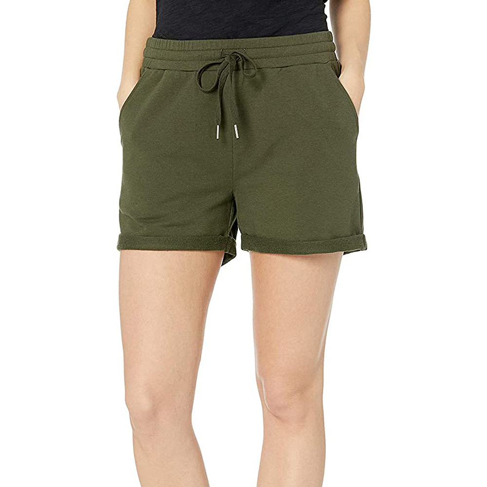 Daily Ritual + Terry Cotton and Modal Roll-Bottom Shorts