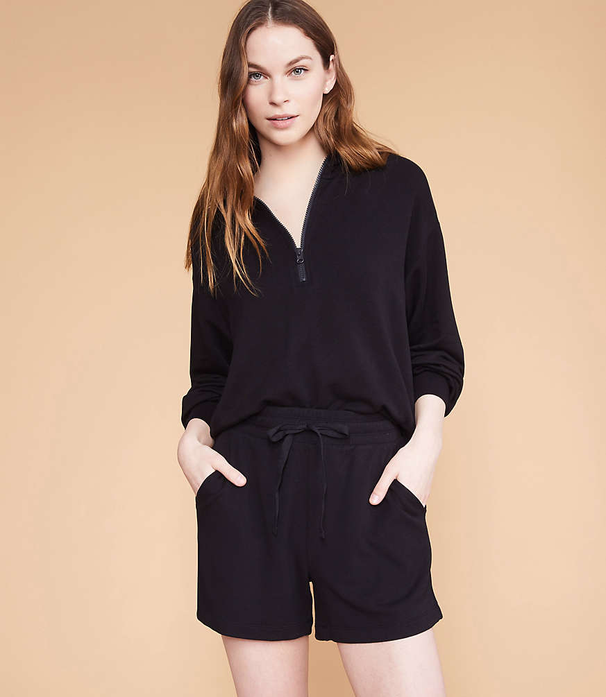 Lou & Grey + Signaturesoft Plush Drawstring Shorts