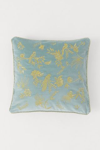 H&M + Embroidered Cushion Cover