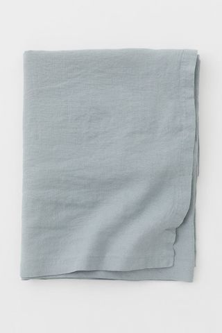 H&M + Washed Linen Tablecloth