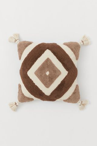 H&M + Cushion Cover With Tassels
