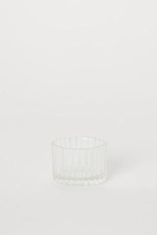 H&M + Glass Tea Light Holder