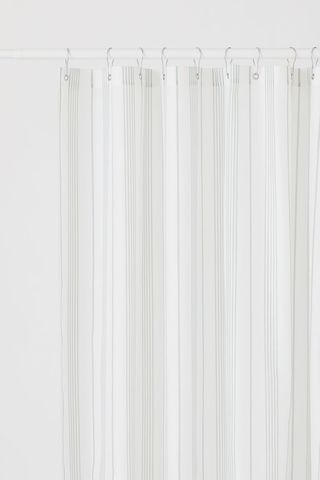 H&M + Striped Shower Curtain