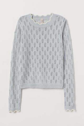 H&M + Pointelle-Knit Sweater