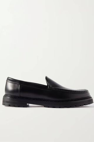 Manolo Blahnik + Dineralo Leather Loafers