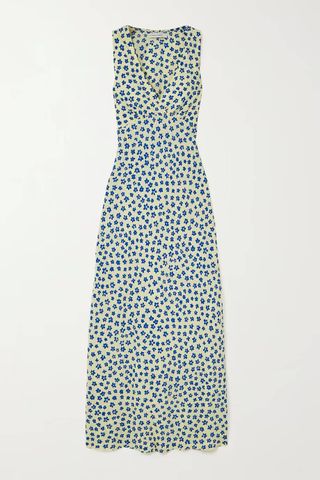 Faithfull the Brand + Acacia Floral-Print Crepe De Chine Maxi Dress