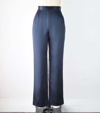 Vintage + Silk High Waist Pants