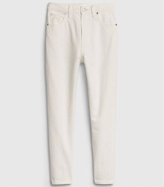 Gap + High Rise Cheeky Straight Jeans with Raw Hem
