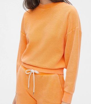 Gap + Cropped Pullover Sweatshirt in French Terry