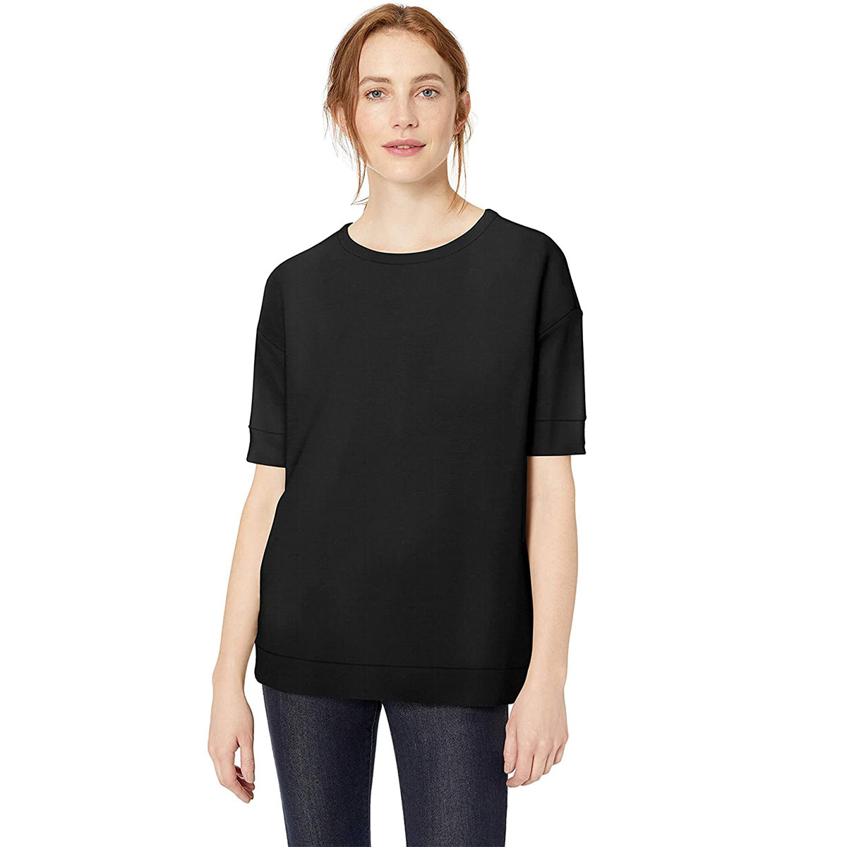 Daily Ritual + Short-Sleeve Sweatshirt