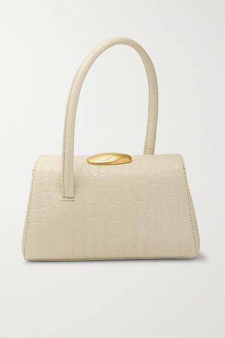 Little Liffner + Baby Boss Croc-Effect Leather Tote