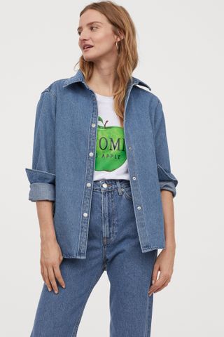H&M + Denim Shirt Jacket