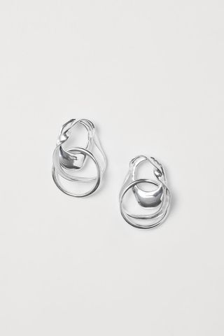 H&M + Silver-Plated Earrings