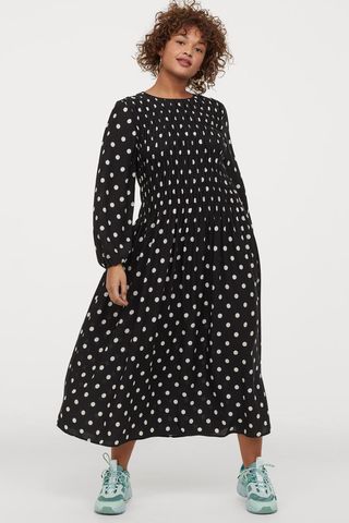 H&M + Smock-Detail Dress