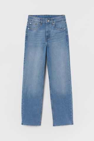 H&M + Straight High Ankle Jeans