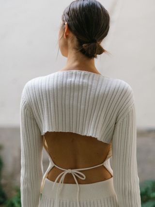 Alohas + Honest Backless Knit Top