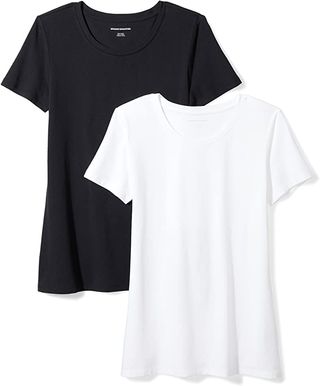 Amazon Essentials + 2-Pack Classic-Fit Short-Sleeve Crewneck T-Shirt