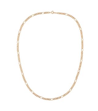 Susan Caplan Vintage + 1990s Vintage Gold Plated Figaro Chain Necklace