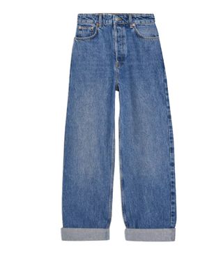 Topshop + Oversized Mom Tapered Jeans