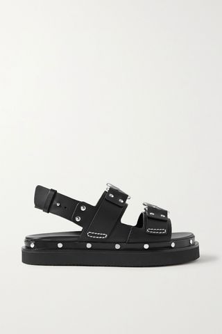 3.1 Phillip Lim + Alix Studded Leather Slingback Platform Sandals