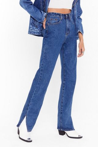 Nasty Gal + Slit's Now or Never High-Waisted Denim Jeans
