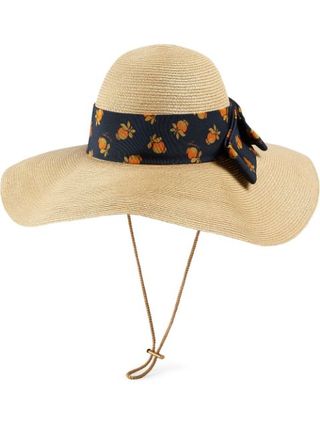 Gucci + Fruit Ribbon Sun Hat