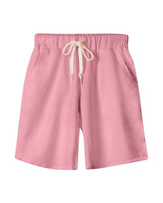 How'On + Soft Knit Elastic Waist Jersey Bermuda Shorts