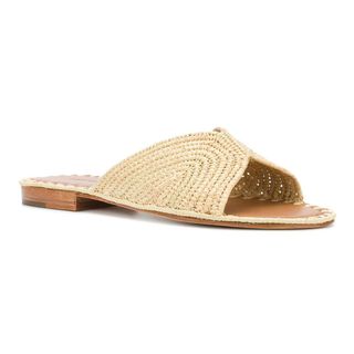 Carrie Forbes + Woven Slip-On Sandals