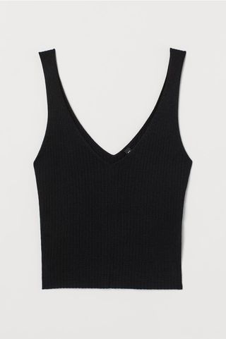 H&M + Ribbed Camisole Top