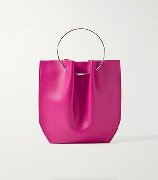 The Row + Flat Circle Leather Tote