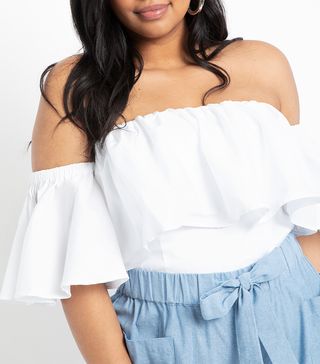 Eloquii + Drama Off the Shoulder Top