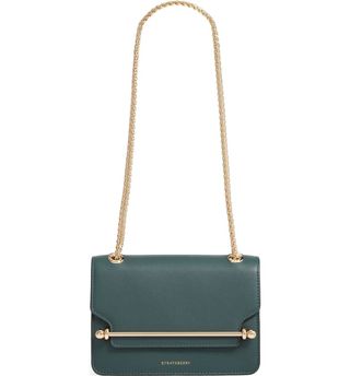 Strathberry + Mini East/West Leather Crossbody Bag