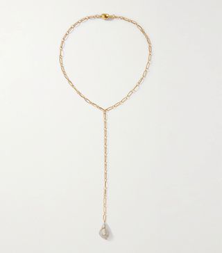 Timeless Pearly + Gold-Plated Pearl Necklace