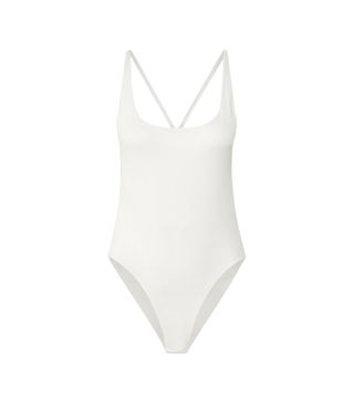 Gauge81 + Lille Open-Back Ribbed Stretch-Cotton Jersey Bodysuit