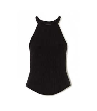 The Range + Division Braided Ribbed Stretch Cotton-Jersey Tank