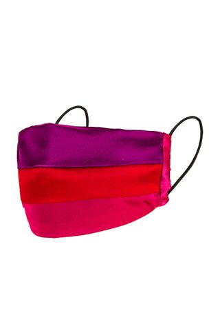 Eugenia Kim + Pleated Face Mask in Fuchsia, Red & Violet