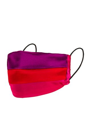 Eugenia Kim + Pleated Face Mask in Fuchsia, Red 
Violet