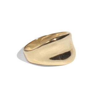 Young Frankk + Crest Gold-Plated Ring