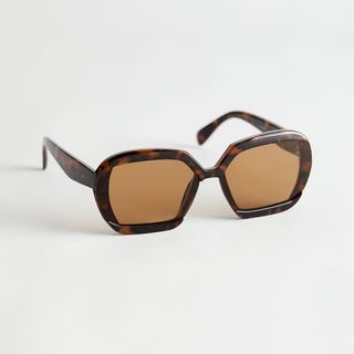 & Other Stories + Squared Sunglasses