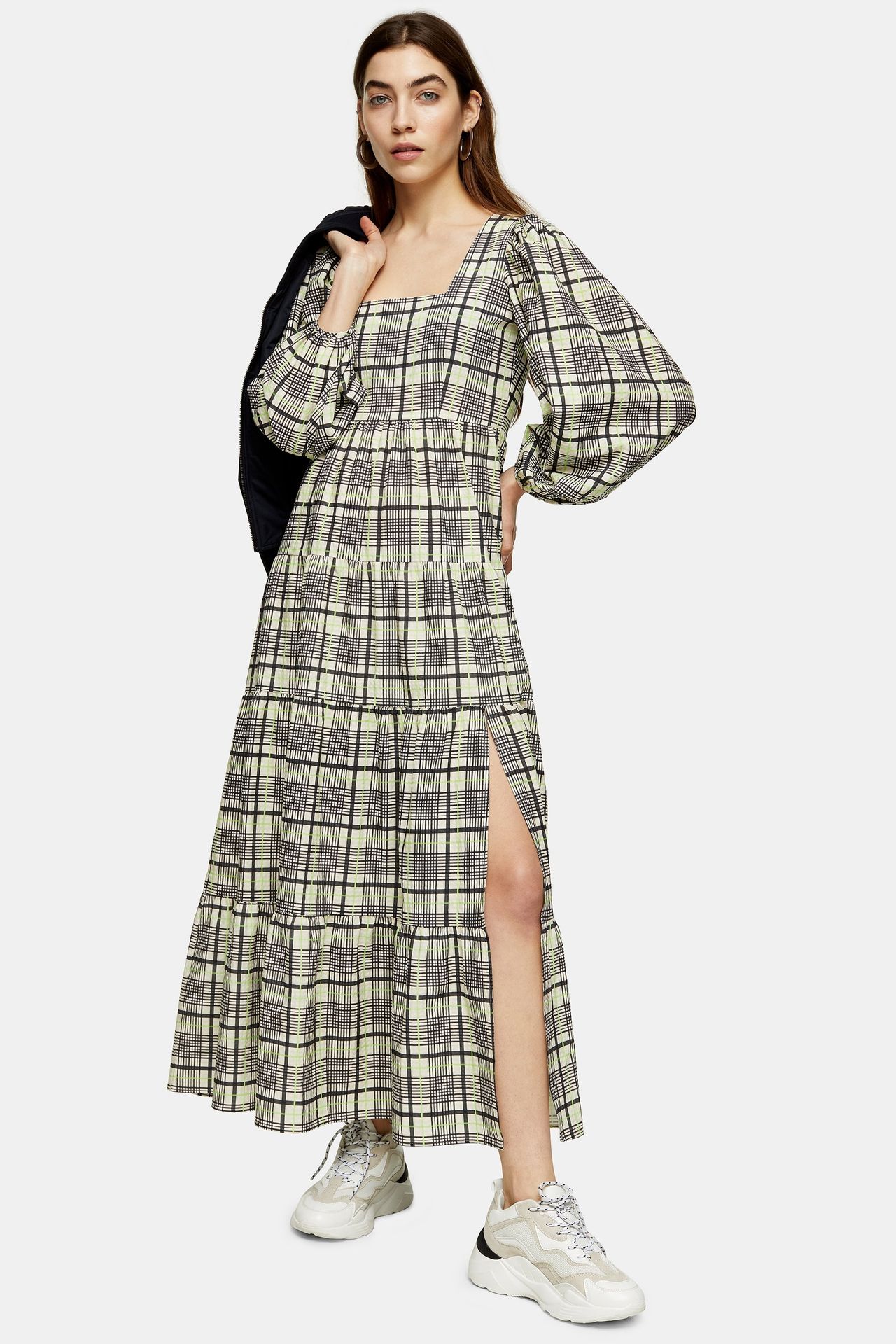 yellow maxi dress mango