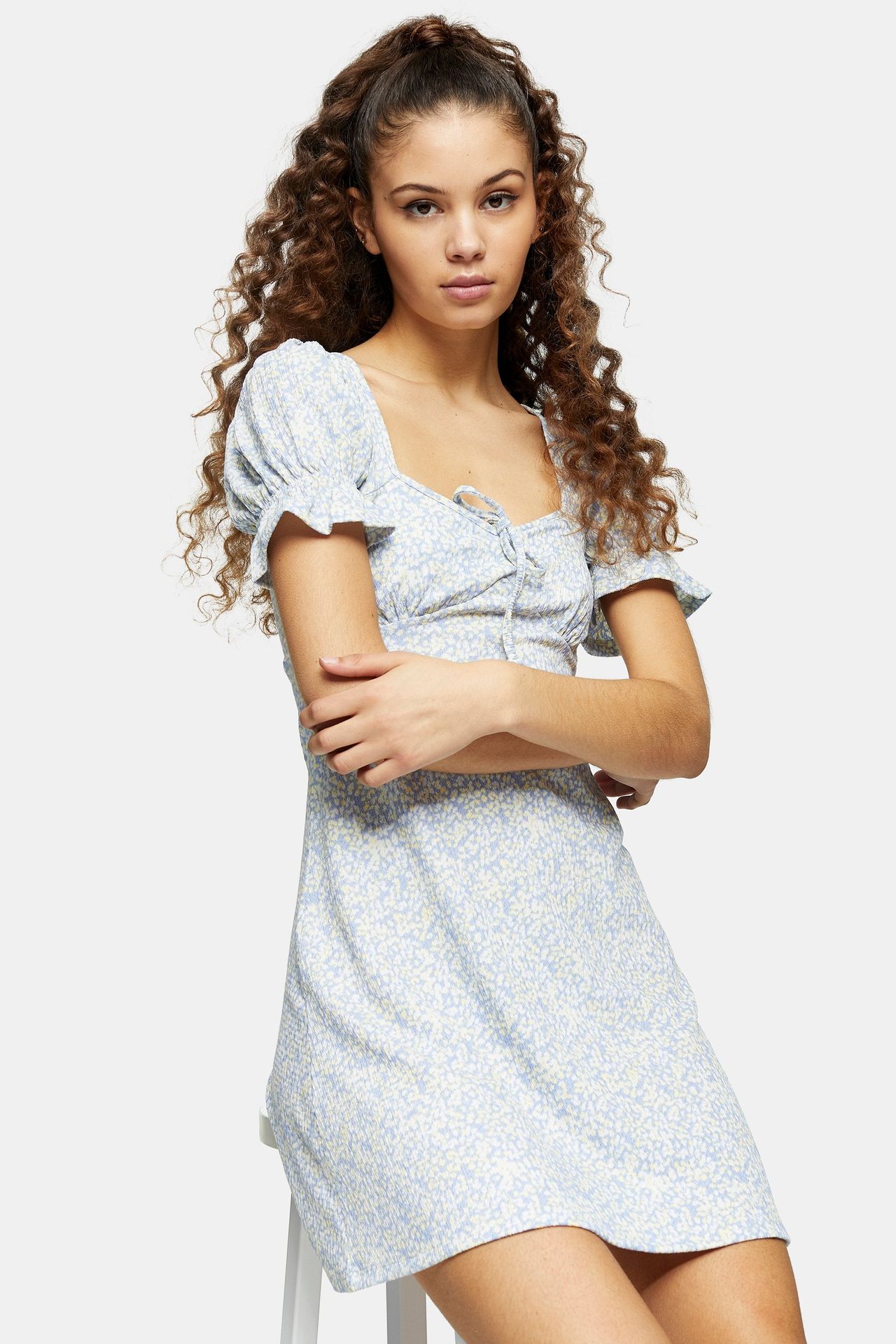 topshop spot dress