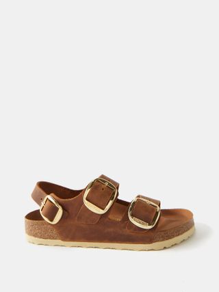Birkenstock + Milano Oiled-Leather Sandals