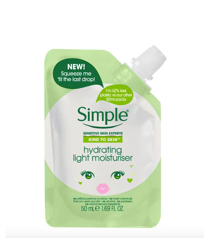 Simple + Mini Pouch Hydrating Light Moisturiser