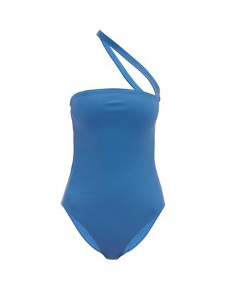 Jade Swim + Halo One-Shoulder Cutout Swimsuit