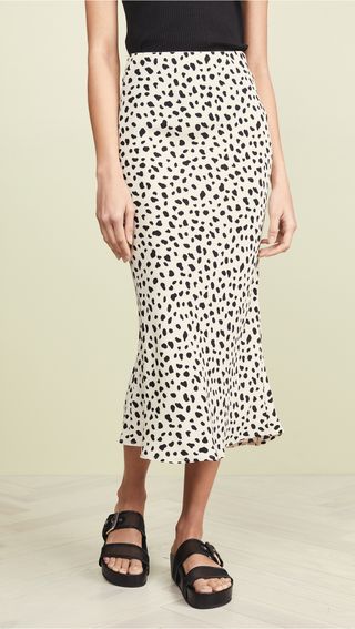 Moon River + Leopard Print Skirt