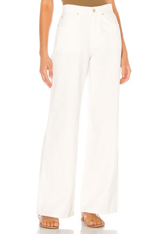 WeWoreWhat + High Rise Wide Leg in Vintage White